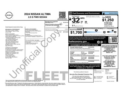 2024 Nissan Altima 2.5 S