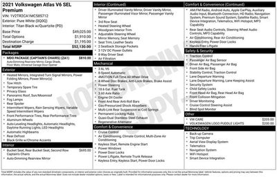2021 Volkswagen Atlas SEL Premium