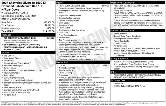 2007 Chevrolet Silverado 1500 LT LT1