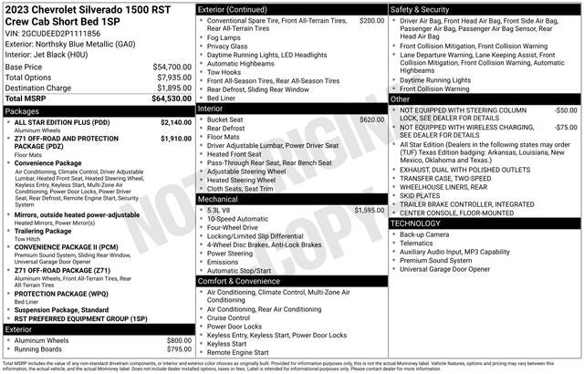 2023 Chevrolet Silverado 1500 RST