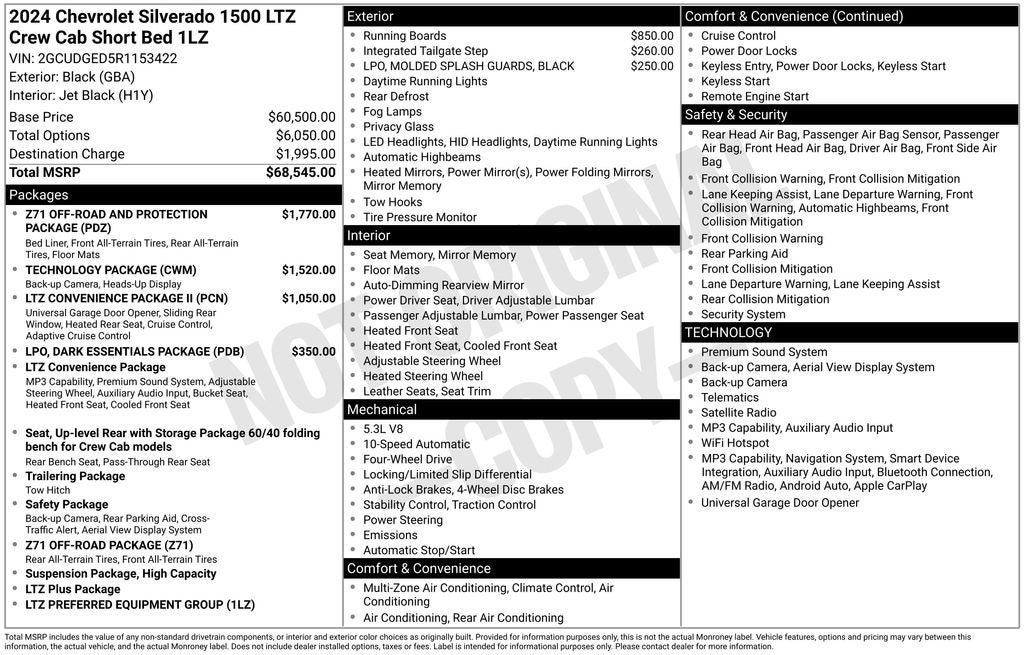 2024 Chevrolet Silverado 1500 LTZ