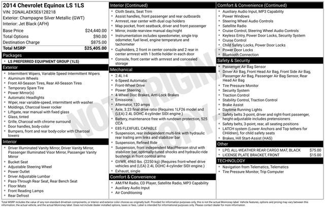2014 Chevrolet Equinox LS