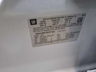 2013 Chevrolet Equinox LT 1LT