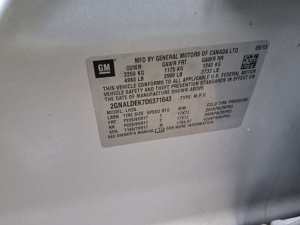2013 Chevrolet Equinox LT 1LT