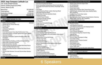 2023 Jeep Compass Latitude Lux