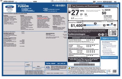 2019 Ford Fusion SE