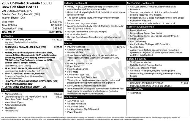 2009 Chevrolet Silverado 1500 LT