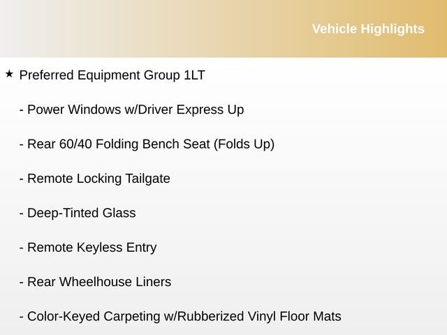 2017 Chevrolet Silverado 1500 LT LT1