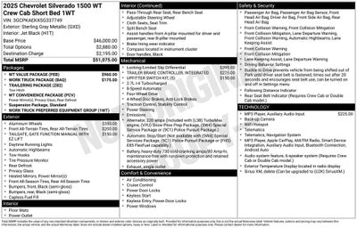 2025 Chevrolet Silverado 1500 WT