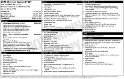 2025 Chevrolet Equinox LT