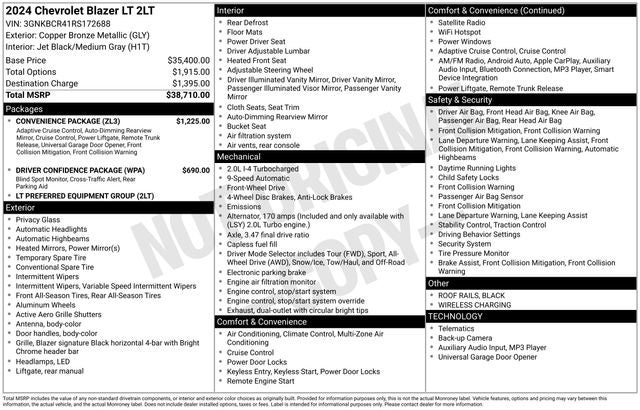 2024 Chevrolet Blazer LT