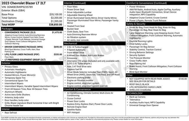 2023 Chevrolet Blazer LT