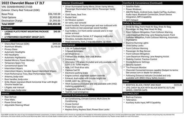 2022 Chevrolet Blazer LT