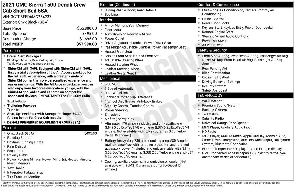 2021 GMC Sierra 1500 Denali