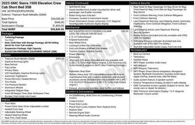 2023 GMC Sierra 1500 Elevation