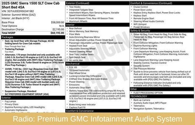 2025 GMC Sierra 1500 SLT