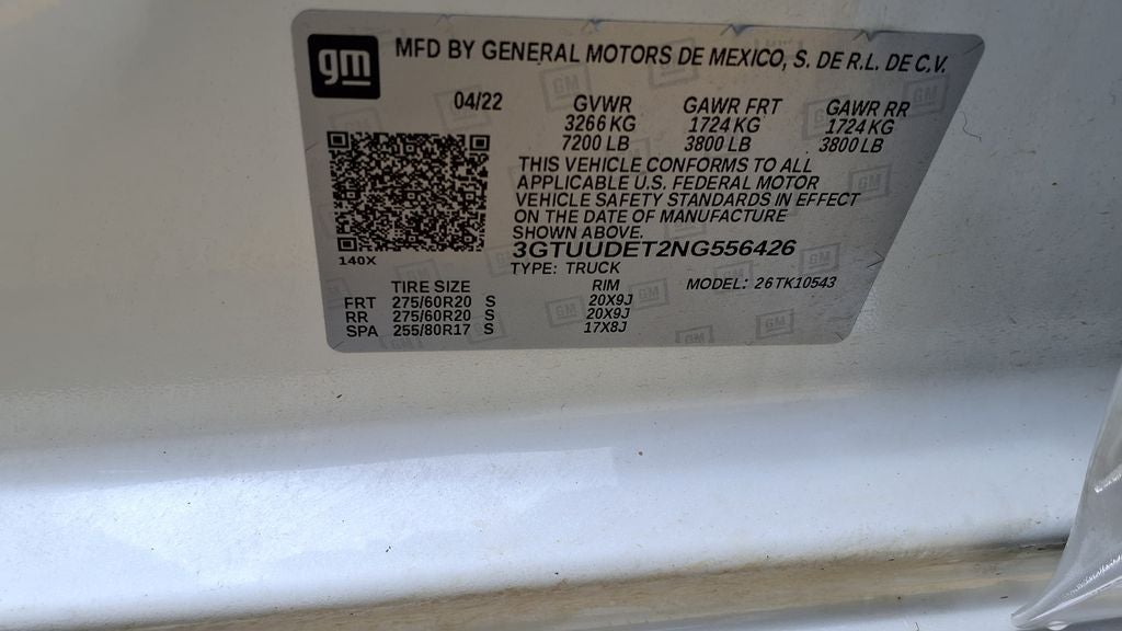 2022 GMC Sierra 1500 SLT