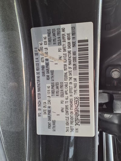 2024 Mazda Mazda3 2.5 S Select Sport