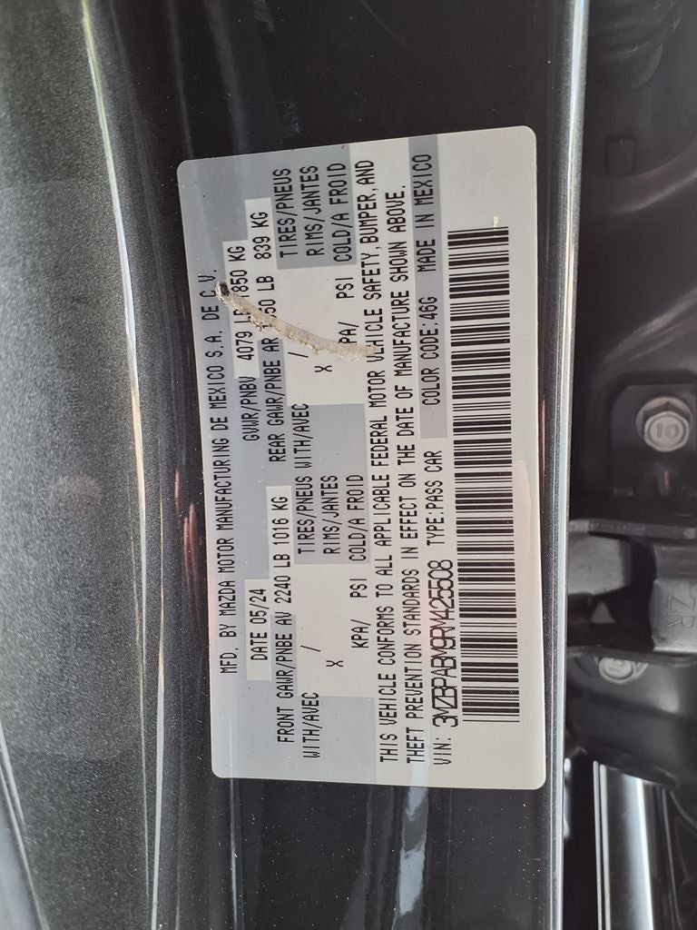 2024 Mazda Mazda3 2.5 S Select Sport