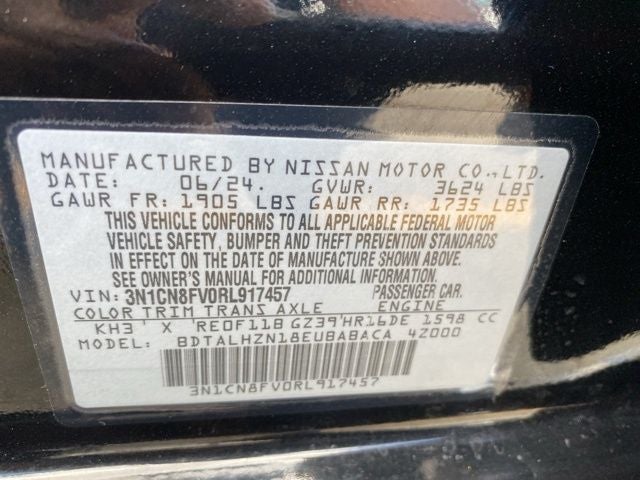 2024 Nissan Versa 1.6 SR