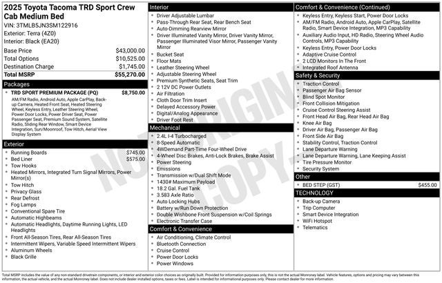 2025 Toyota Tacoma TRD Sport