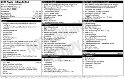 2023 Toyota Highlander L