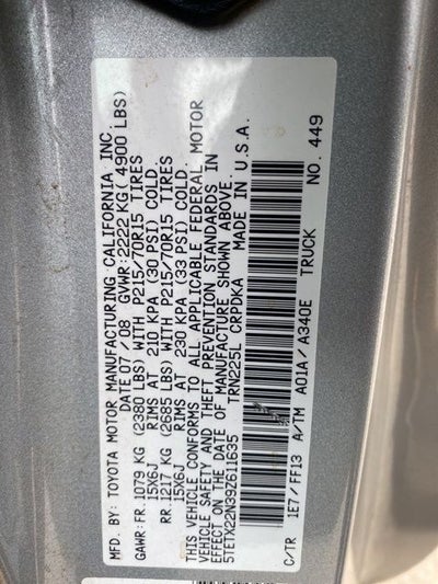 2009 Toyota Tacoma Base