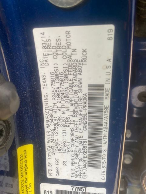 2014 Toyota Tacoma PreRunner V6