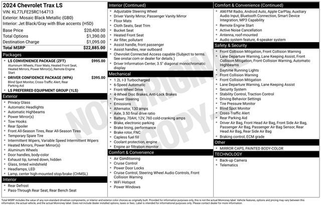 2024 Chevrolet Trax LS