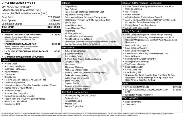 2024 Chevrolet Trax LT