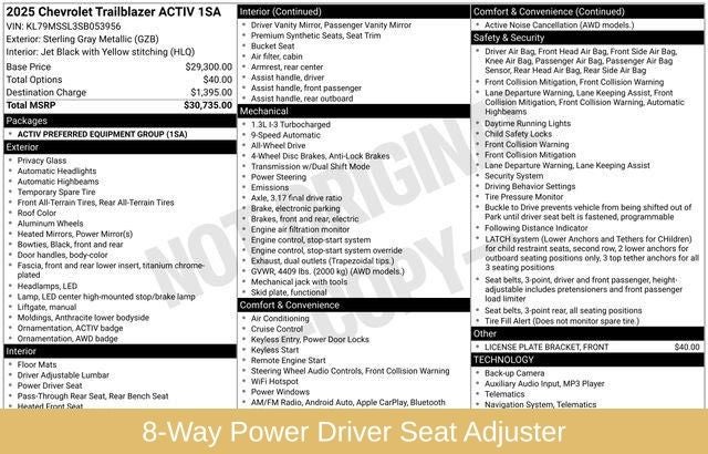 2025 Chevrolet TrailBlazer ACTIV