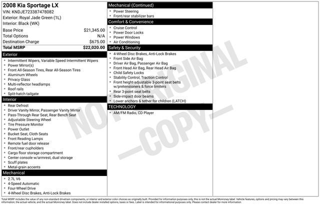 2008 Kia Sportage LX