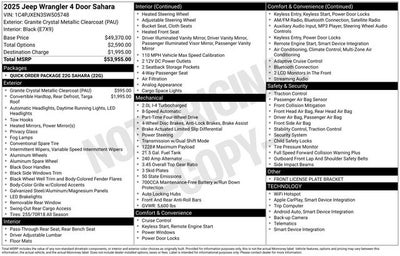 2025 Jeep Wrangler Sahara