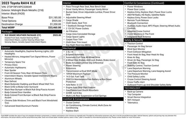 2023 Toyota RAV4 XLE