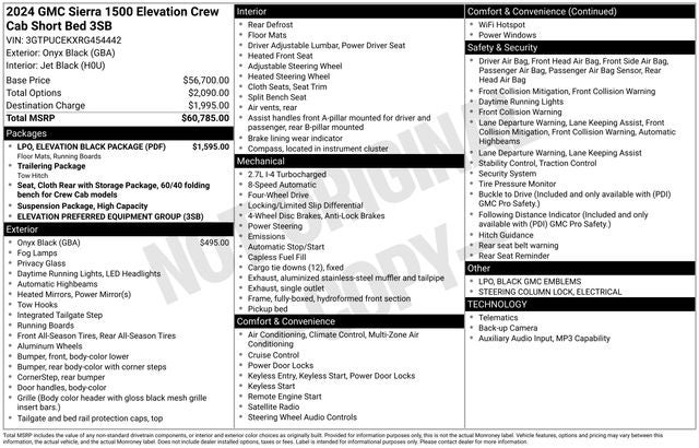 2024 GMC Sierra 1500 Elevation