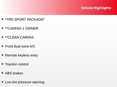 2022 Toyota Tacoma TRD Sport V6