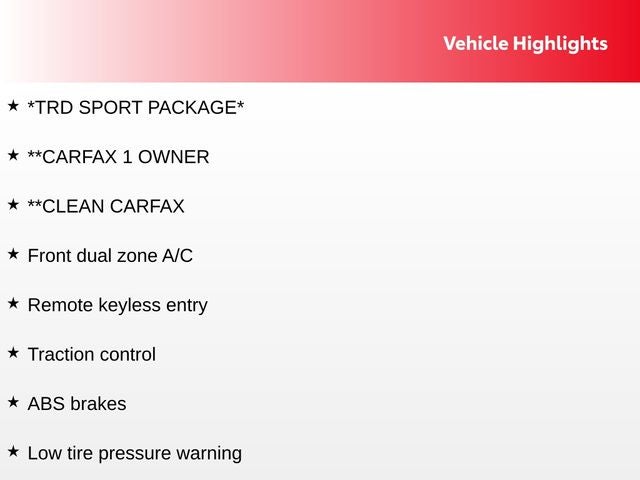 2022 Toyota Tacoma TRD Sport V6