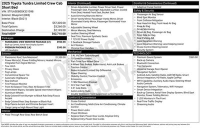 2025 Toyota Tundra Limited