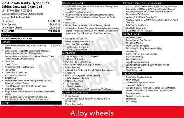 2024 Toyota Tundra Hybrid 1794 Edition